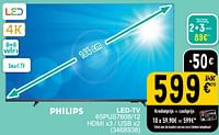 Promoties Philips led-tv 65pus7608-12 - Philips - Geldig van 18/06/2024 tot 01/07/2024 bij Cora