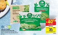 Promoties Haricots verts carrefour bio - Huismerk - Carrefour  - Geldig van 19/06/2024 tot 01/07/2024 bij Carrefour