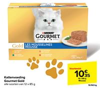 Promoties Kattenvoeding gourmet gold - Purina - Geldig van 19/06/2024 tot 01/07/2024 bij Carrefour