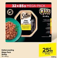Promoties Kattenvoeding mega pack sheba - Sheba - Geldig van 19/06/2024 tot 01/07/2024 bij Carrefour