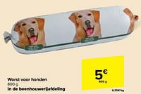 Promoties Worst voor honden - Huismerk - Carrefour  - Geldig van 19/06/2024 tot 01/07/2024 bij Carrefour