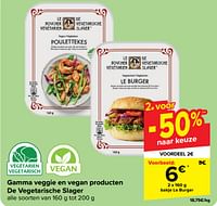 Promoties Bakje le burger - De Vegetarische Slager - Geldig van 19/06/2024 tot 01/07/2024 bij Carrefour