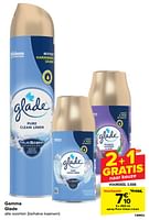 Promoties Spray pure clean linen - Glade - Geldig van 19/06/2024 tot 01/07/2024 bij Carrefour