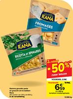 Promoties Tortelloni ricotta-spinazie - Giovanni rana - Geldig van 19/06/2024 tot 01/07/2024 bij Carrefour