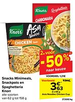 Promoties Asia noodles chicken cup - Knorr - Geldig van 19/06/2024 tot 01/07/2024 bij Carrefour