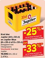 Promoties Krat bier jupiler - Jupiler - Geldig van 19/06/2024 tot 01/07/2024 bij Carrefour