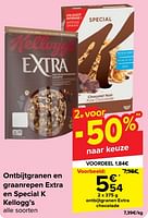 Promoties Ontbijtgranen extra chocolade - Kellogg's - Geldig van 19/06/2024 tot 01/07/2024 bij Carrefour