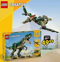 Promoties 31151 t. rex - Lego - Geldig van 15/06/2024 tot 07/07/2024 bij ToyChamp