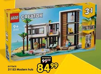 Promoties 31153 modern huis - Lego - Geldig van 15/06/2024 tot 07/07/2024 bij ToyChamp