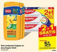 Promoties Set douchegels vanille tahiti - Palmolive Tahiti - Geldig van 19/06/2024 tot 01/07/2024 bij Carrefour