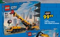 60409 big vehicles gele mobiele bouwkraan-Lego