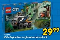 Promoties 60426 exploration jungleonderzoekers truck - Lego - Geldig van 15/06/2024 tot 07/07/2024 bij ToyChamp