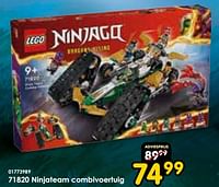 Promoties 71820 ninjateam combivoertuig - Lego - Geldig van 15/06/2024 tot 07/07/2024 bij ToyChamp