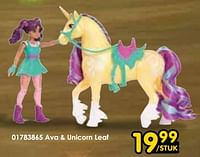 Ava + unicorn leaf-Huismerk - Toychamp