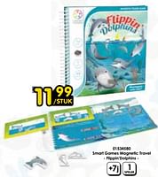 Promoties Smart games magnetic travel flippin`dolphins - Smart Games - Geldig van 15/06/2024 tot 07/07/2024 bij ToyChamp