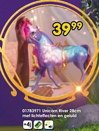 Unicorn river met lichteffecten en geluid-Huismerk - Toychamp