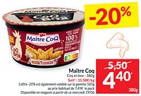 Promotions Maître coq coq en box - Maitre Coq - Valide de 18/06/2024 à 23/06/2024 chez Intermarche