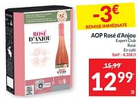 Promotions Aop rosé d’anjou expert club rosé - Vins rosé - Valide de 18/06/2024 à 23/06/2024 chez Intermarche