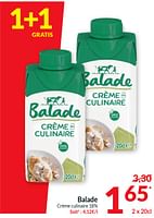 Promotions Balade crème culinaire - Balade - Valide de 18/06/2024 à 23/06/2024 chez Intermarche