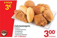 Promotions Colis boulangerie - Produit maison - Intermarche - Valide de 18/06/2024 à 23/06/2024 chez Intermarche