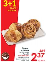 Promotions Couques au beurre - Produit maison - Intermarche - Valide de 18/06/2024 à 23/06/2024 chez Intermarche
