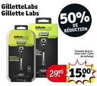 Promotions Gillettelabs rasoir avec 1 lame de rechange - Gillette - Valide de 18/06/2024 à 23/06/2024 chez Kruidvat