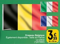 Promotions Drapeau belgique - Produit maison - Cora - Valide de 18/06/2024 à 01/07/2024 chez Cora