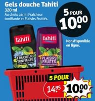 Promotions Gels douche tahiti - Palmolive Tahiti - Valide de 18/06/2024 à 23/06/2024 chez Kruidvat