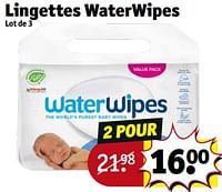 Promotions Lingettes waterwipes - WaterWipes - Valide de 18/06/2024 à 23/06/2024 chez Kruidvat