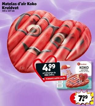 Promotions Matelas d’air koko kruidvat - Produit maison - Kruidvat - Valide de 18/06/2024 à 23/06/2024 chez Kruidvat