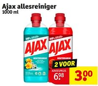 Promoties Ajax allesreiniger - Ajax - Geldig van 18/06/2024 tot 23/06/2024 bij Kruidvat