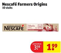 Promoties Nescafé farmers origins - Nescafe - Geldig van 18/06/2024 tot 23/06/2024 bij Kruidvat