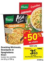 Promotions Asia noodles chicken cup - Knorr - Valide de 19/06/2024 à 01/07/2024 chez Carrefour