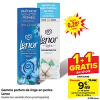 Promotions Parfum de linge envolée d’air - Lenor - Valide de 19/06/2024 à 01/07/2024 chez Carrefour