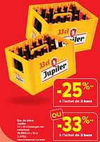Promotions Bac de bière jupiler - Jupiler - Valide de 19/06/2024 à 25/06/2024 chez Carrefour