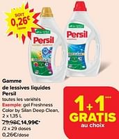 Promotions Gel freshness color by silan deep clean - Persil - Valide de 19/06/2024 à 25/06/2024 chez Carrefour