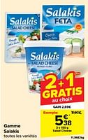 Promotions Salad cheese - Salakis - Valide de 19/06/2024 à 25/06/2024 chez Carrefour
