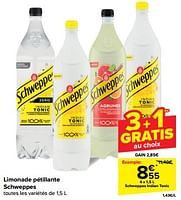Promotions Schweppes indian tonic - Schweppes - Valide de 19/06/2024 à 25/06/2024 chez Carrefour