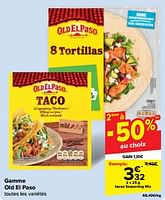 Promotions Tacos seasoning mix - Old El Paso - Valide de 19/06/2024 à 25/06/2024 chez Carrefour