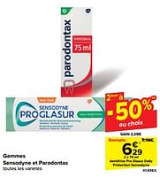 Promotions Dentifrice pro glasur daily protection sensodyne - Sensodyne - Valide de 19/06/2024 à 25/06/2024 chez Carrefour