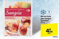 Promotions Mix de fruits pour sangria carrefour - Produit maison - Carrefour  - Valide de 19/06/2024 à 01/07/2024 chez Carrefour