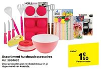 Promoties Assortiment huishoudaccessoires - Huismerk - Carrefour  - Geldig van 19/06/2024 tot 01/07/2024 bij Carrefour