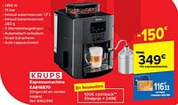 Promoties Krups espressomachine ea816b70 - Krups - Geldig van 19/06/2024 tot 01/07/2024 bij Carrefour