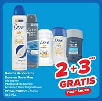 Promoties Deodorant advanced care original dove - Dove - Geldig van 19/06/2024 tot 01/07/2024 bij Carrefour
