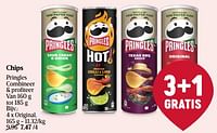 Promoties Chips original - Pringles - Geldig van 20/06/2024 tot 26/06/2024 bij Delhaize