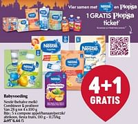 Promoties Compote appel-banaan-perzik- abrikoos, fiesta fruits - Nestlé - Geldig van 20/06/2024 tot 26/06/2024 bij Delhaize