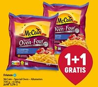 Promoties Frieten mccain - special oven - allumettes - Mc Cain - Geldig van 20/06/2024 tot 26/06/2024 bij Delhaize