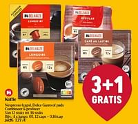 Promoties Koffie lungo - Huismerk - Delhaize - Geldig van 20/06/2024 tot 26/06/2024 bij Delhaize