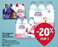 Promoties Niet-bruisend natuurlijk mineraalwater - Evian - Geldig van 20/06/2024 tot 26/06/2024 bij Delhaize