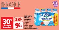 Promoties Lait matin léger de lactel - Lactel - Geldig van 18/06/2024 tot 23/06/2024 bij Auchan